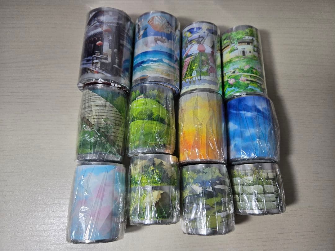 海外マステ　装飾　風景　背景　まとめ売り