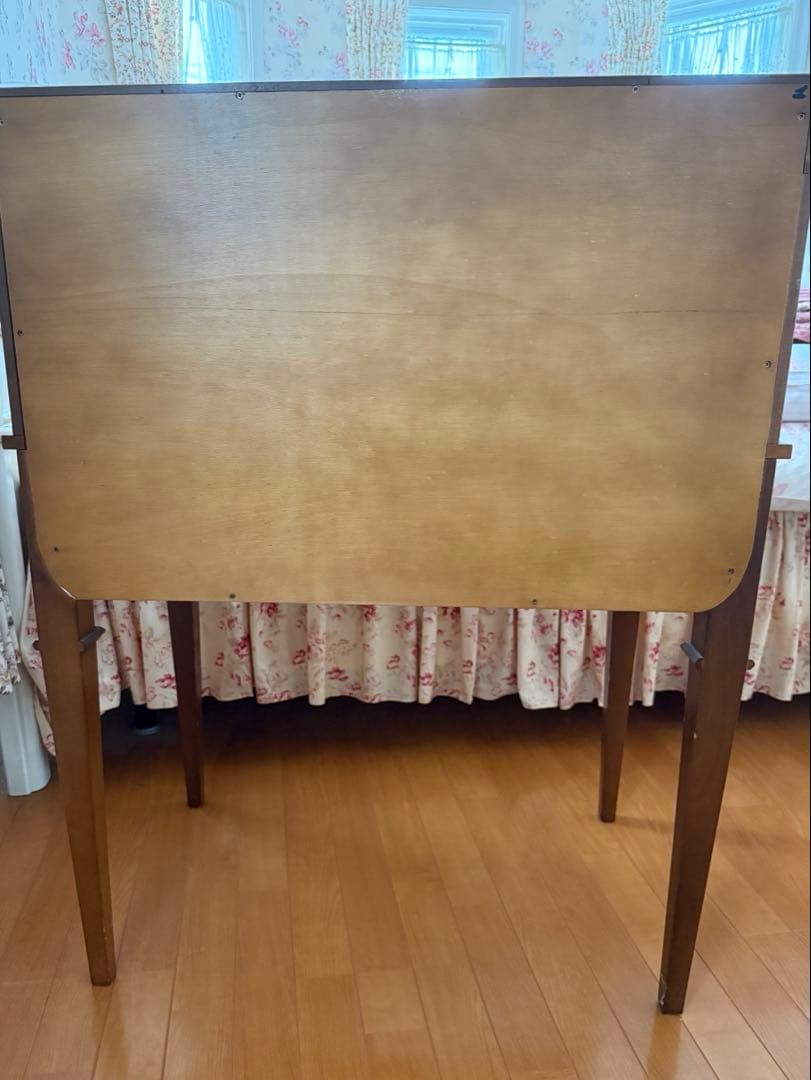 【高級イタリア製】ライティングビューロー デスク ブラウン