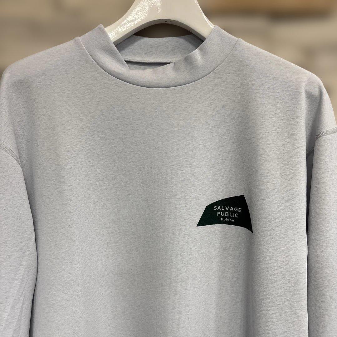 サルベージパブリックコレパ　モックネックシャツ　サイズL