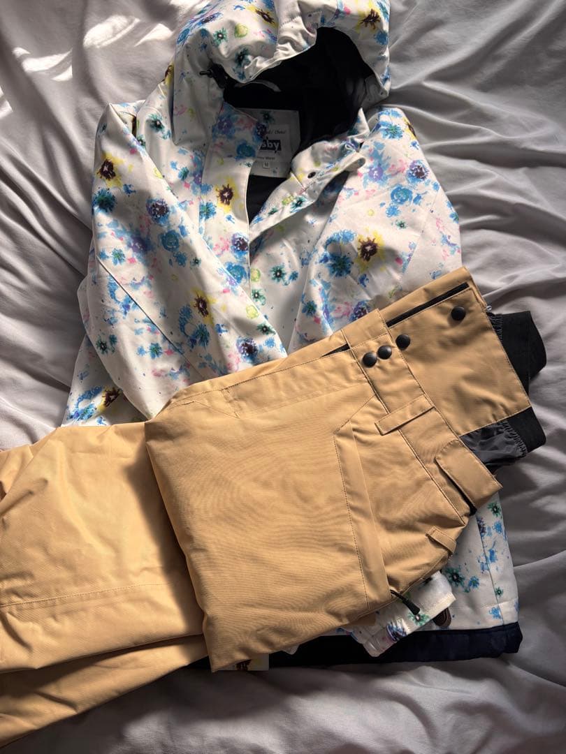 花柄cosby スノーボード スキーウェア 上下セット