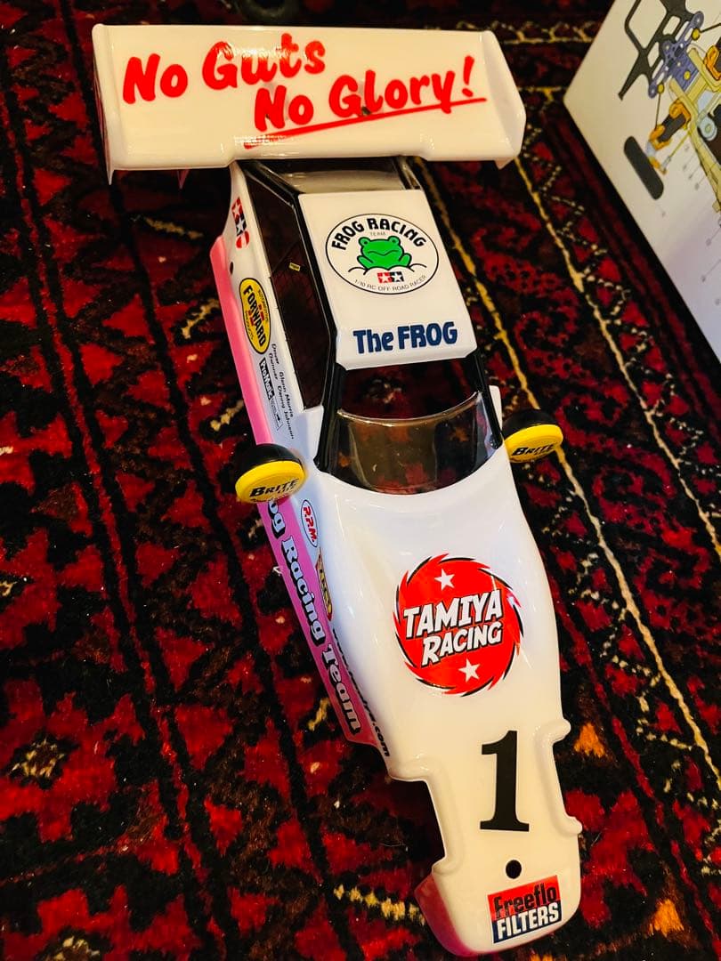 新品　TAMIYA タミヤ　マイティフロッグ　復刻　ボディのみXB塗装完成品