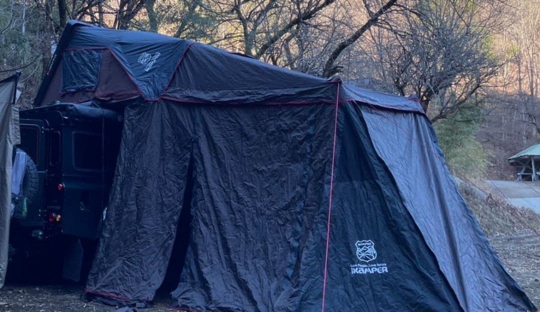 ルーフテントiKamper  SKY CAMP2.0のセットです！