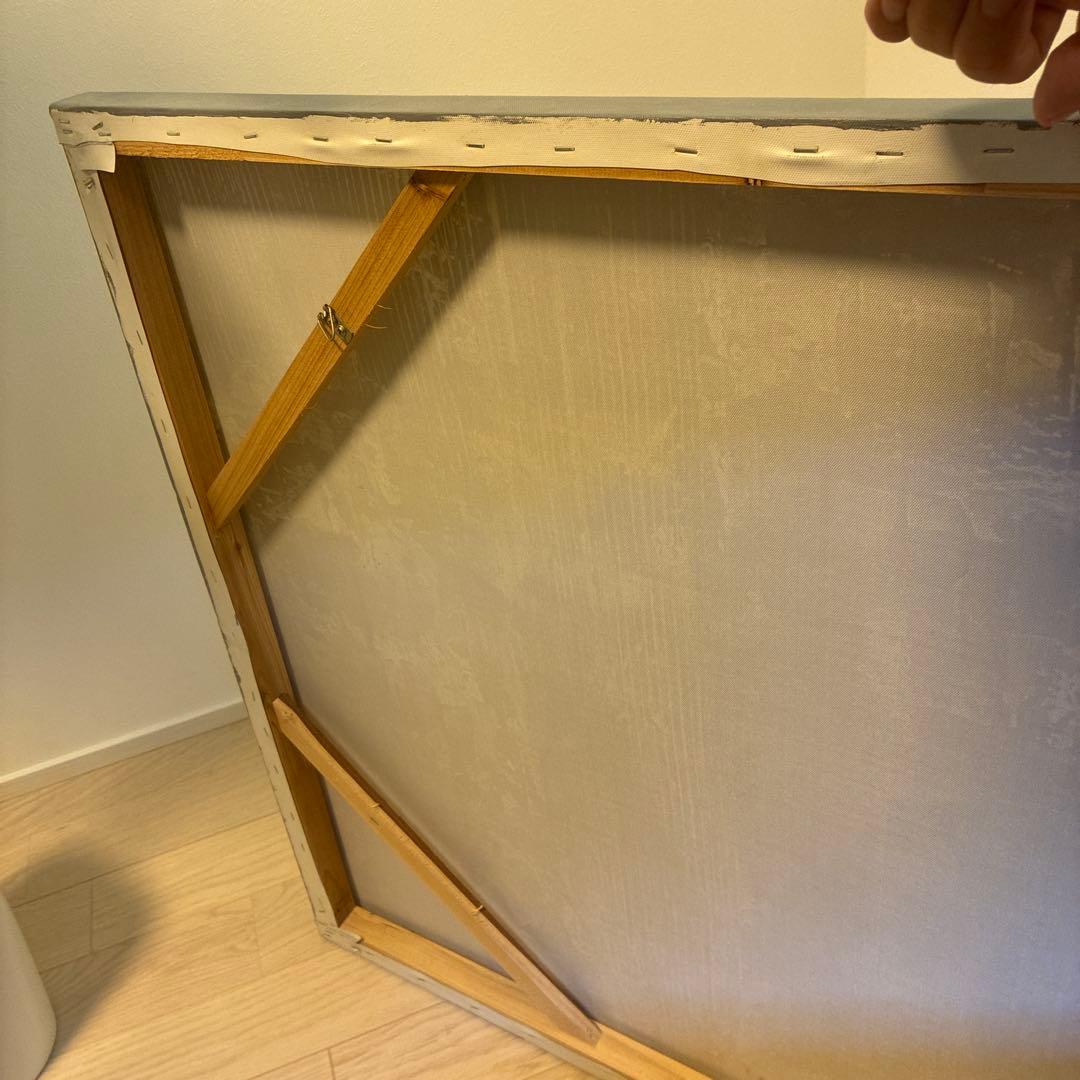 【値引き不可】BoConcept 抽象油彩画　デンマーク人画家　縦80×横100