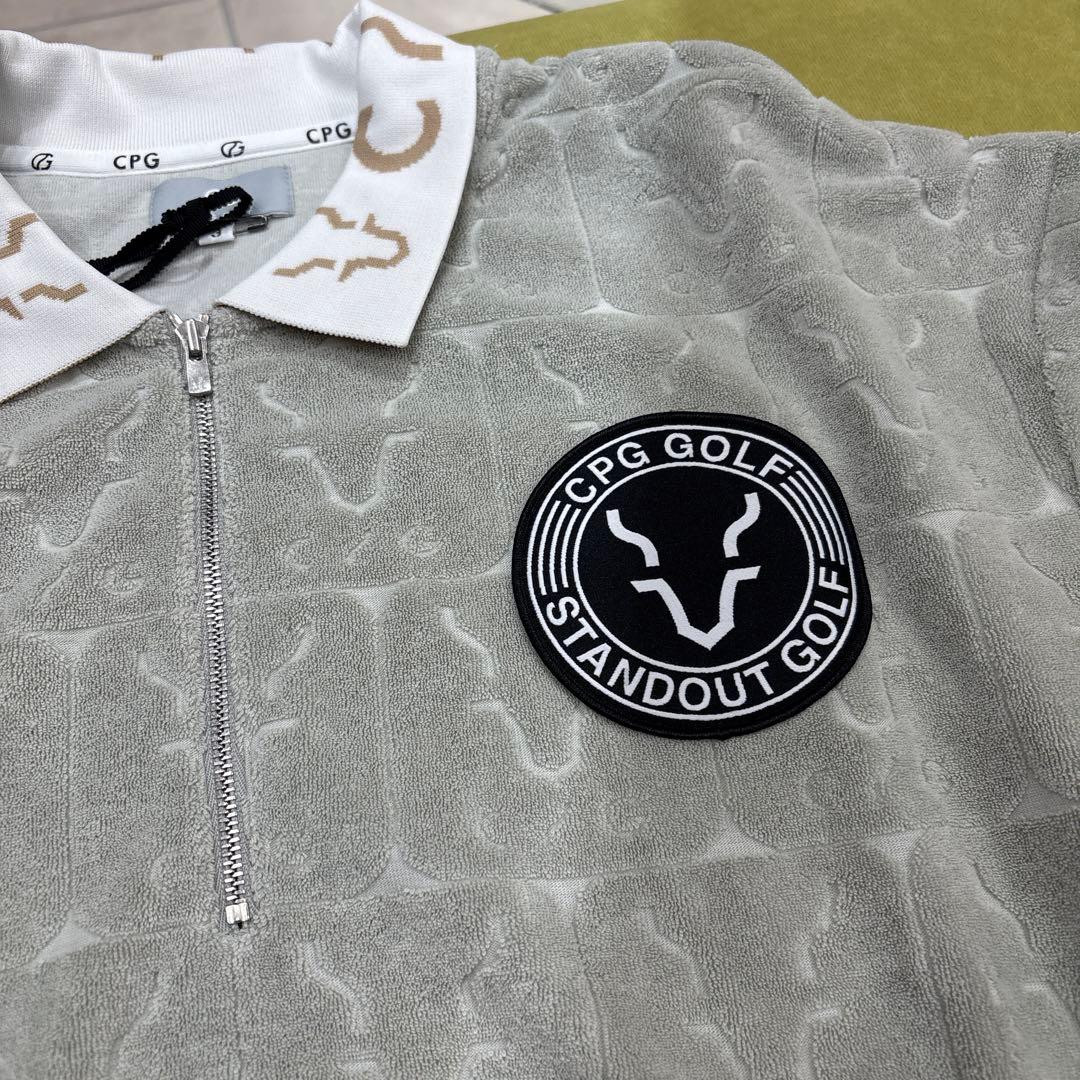 CPG GOLF ジップアップポロシャツ サイズ3