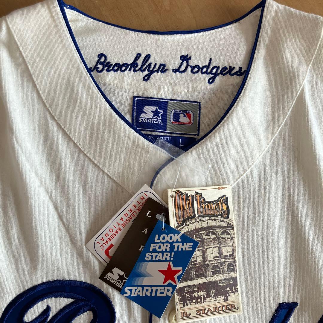 90s starter ベースボールシャツ(brooklyn dodgers)