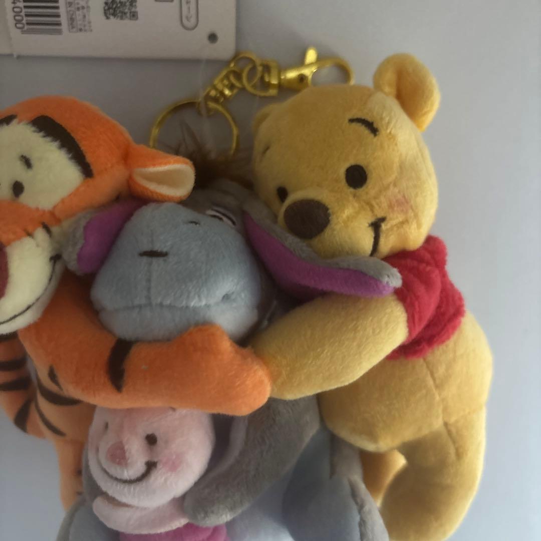 ディズニー　プーさん＆フレンズ　HUG ぬいぐるみ キーチェーン キーホルダー