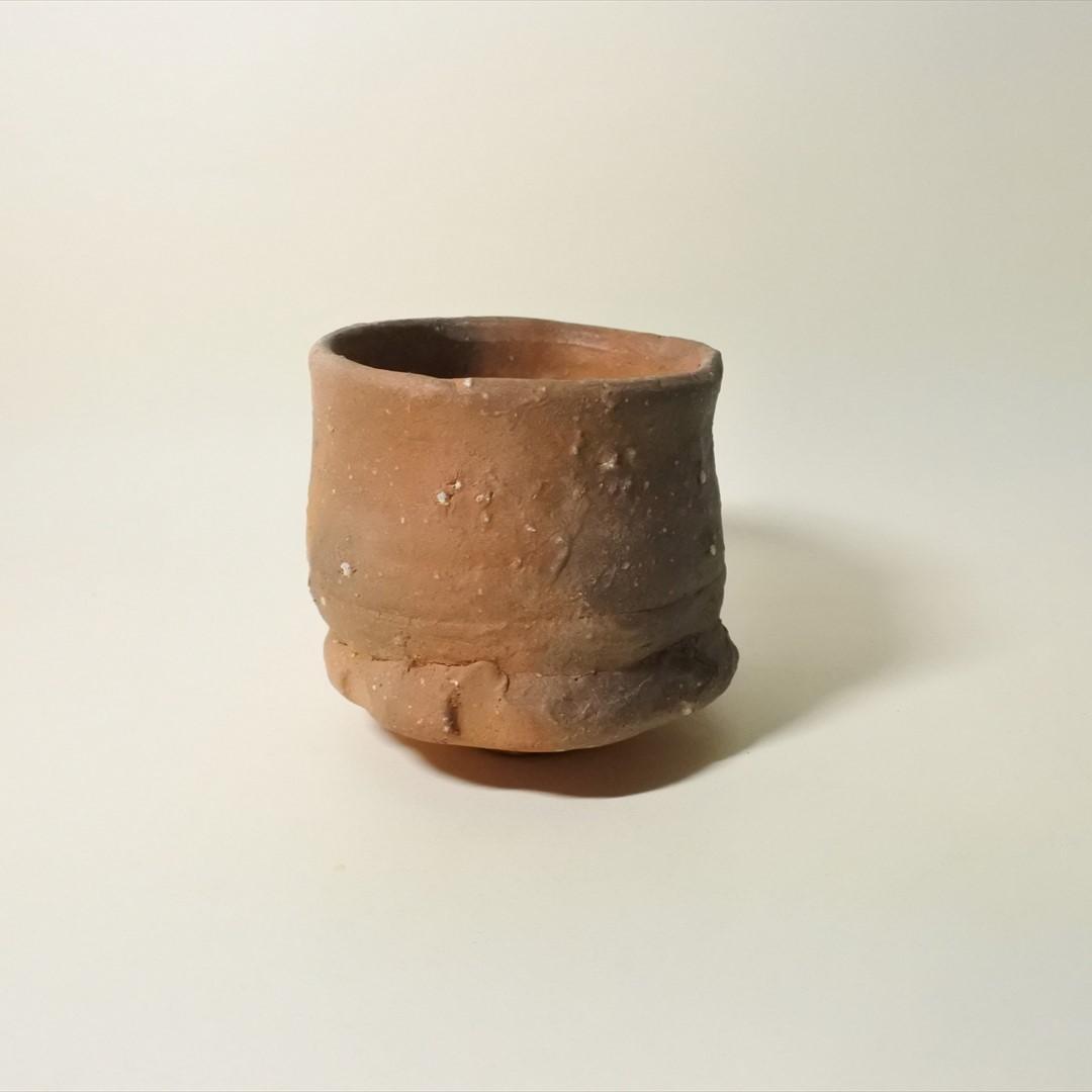 現代作家　杉本泥牛　杉本立夫　信楽　茶碗　d