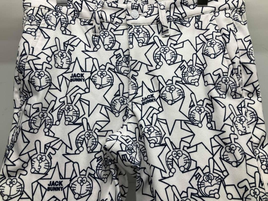 Jack Bunny!! ドラえもん 4WAY裏起毛パンツ　ホワイト