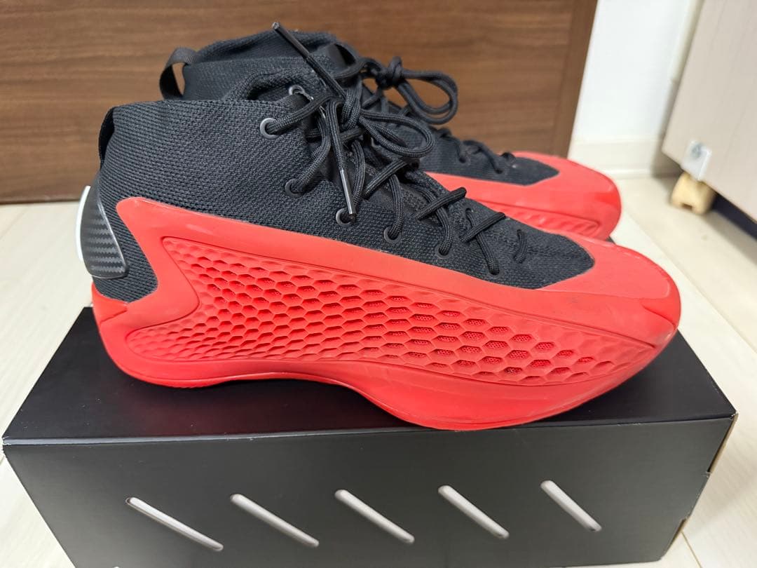 adidas AE1 ミドルカット27.0センチ　赤　使用1日　サイズ広め設定