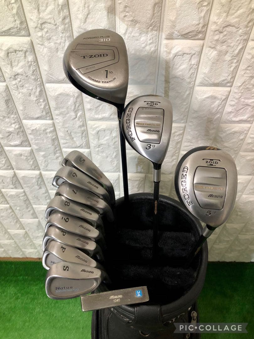 初心者おすすめ☆メンズ ゴルフクラブセット☆ミズノ☆キャディバッグ付