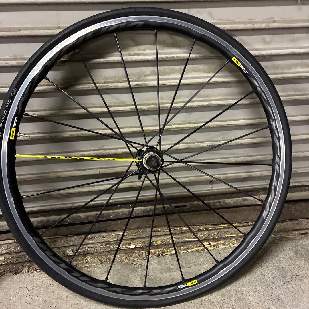 美品　マビック　キシリウムプロ　ust ロードバイク　ホイール