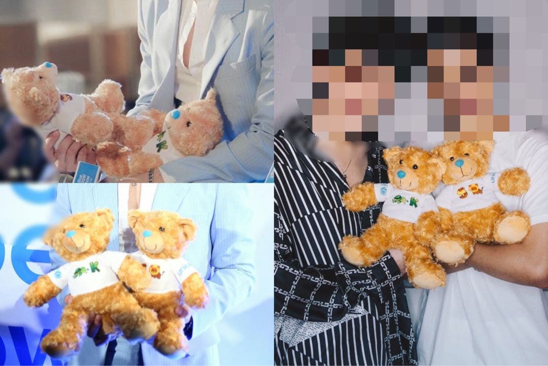 【Krist Singto】UNICEF ぬいぐるみ　ペア　限定品