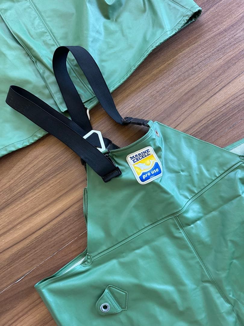 MARINE EXCELLフィッシングスーツ（上下セット） グリーン