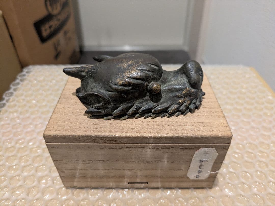 珍品！　唐物　古銅龍頭香合　骨董　古美術　仏教美術　時代物