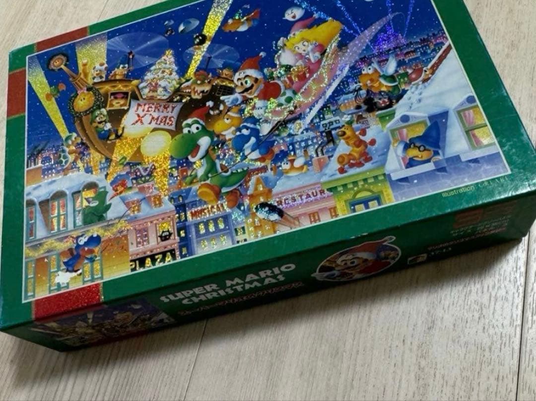 【希少】マリオ　ジグソーパズル マリオのクリスマスファンタジー　300ピース