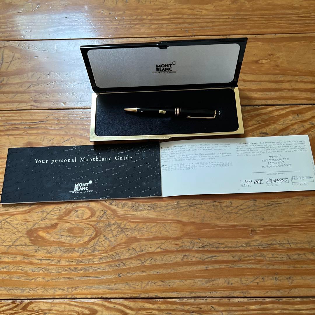 モンブランマイスターシュテユック Rゴールドコート164BPTドイツ製希少最終値