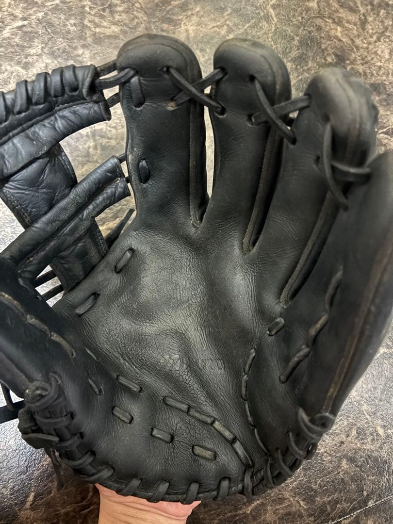 ミズノプロ　硬式用　グラブ グラブケース袋付き 内野手用 高校野球対応グラブ