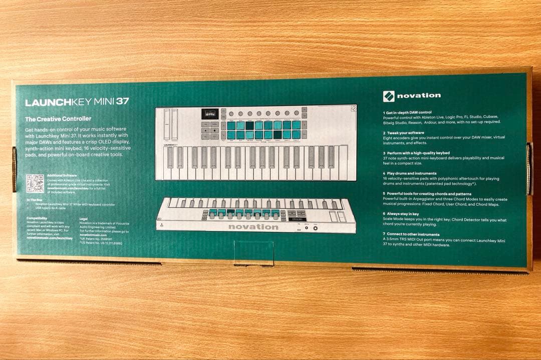 novation 37鍵盤 MIDIキーボードコントローラー