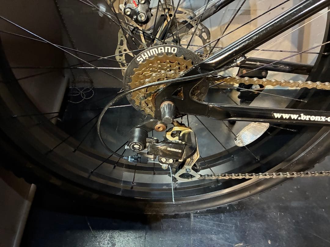 J27【大阪堺市/引取】ファットバイク BRONX 26インチ 7段変速付き