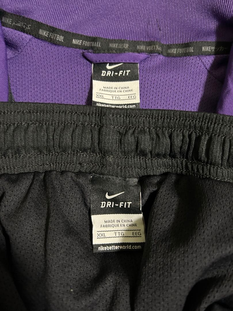 【希少2XL】マンチェスター・シティ トラックスーツセットアップ パープル