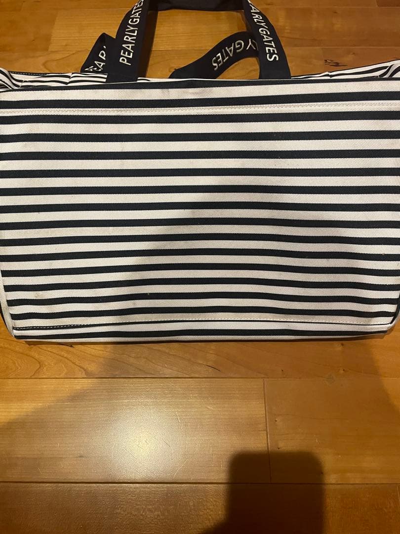 PEARLY GATES ストライプロッカーバッグ