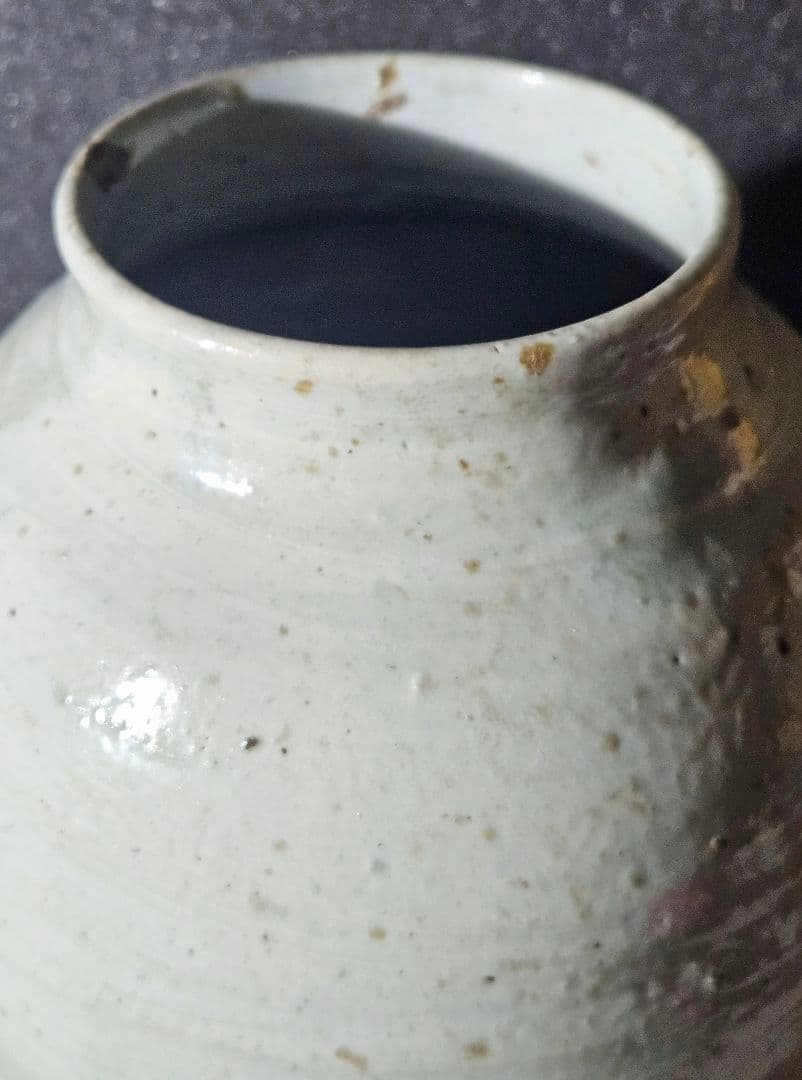 本物保証❗】名品❗】李朝時代　 李朝古美術　李朝古陶磁器　李朝白磁　壺　提灯壺