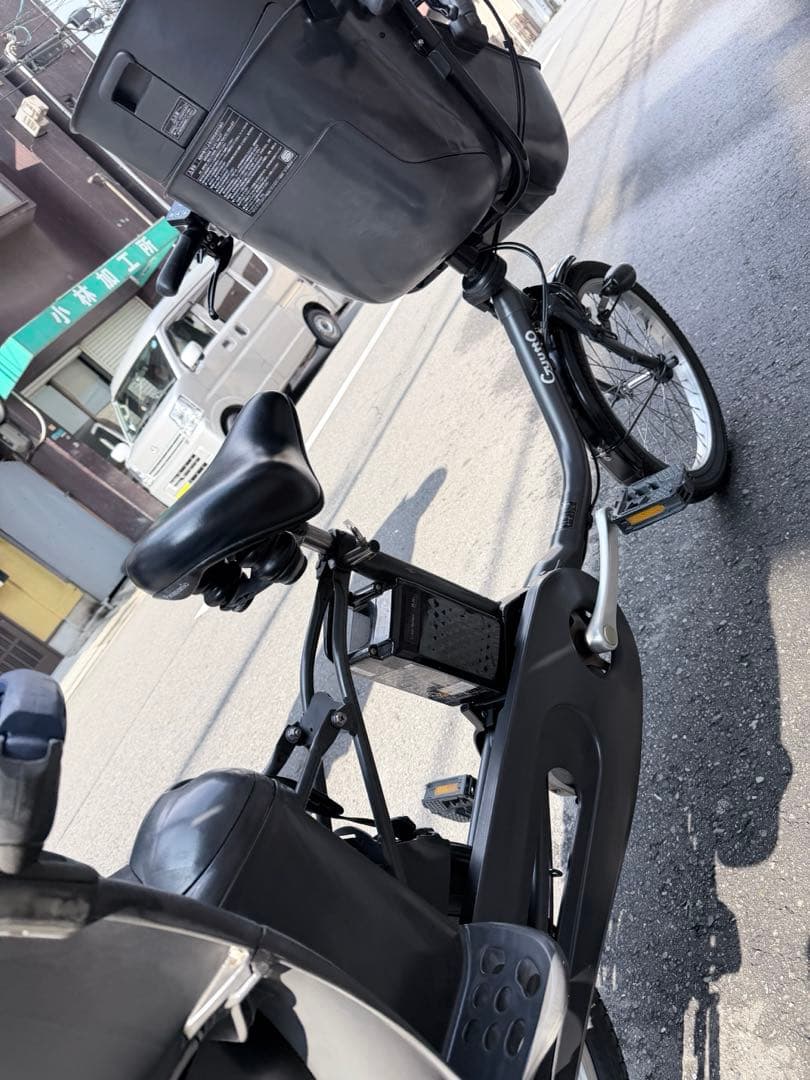 大阪府　子供乗せ　パナソニック　 電動アシスト自転車 チャイルドシート2つ付き