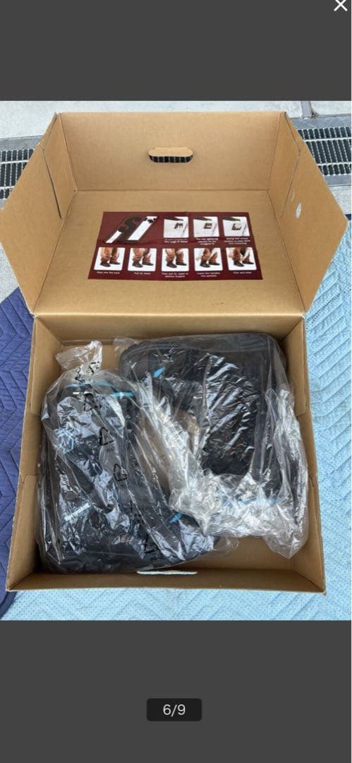 スノーボードブーツ ブラック/ブルー未使用