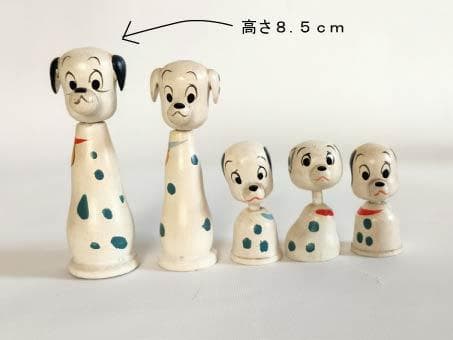 ディズニーまんがこけし「ディズニーの城」昭和レトロ