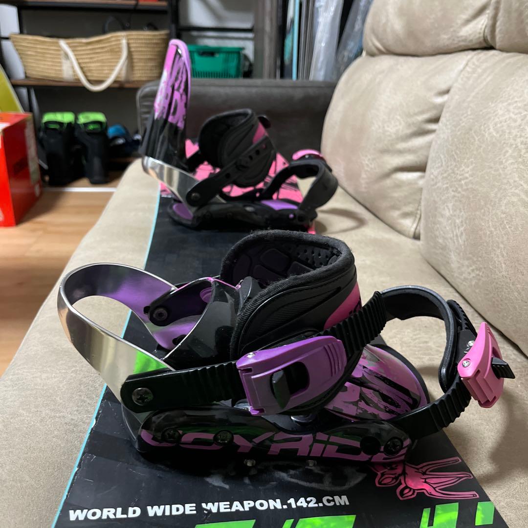 K2 www ワールドワイドウェポン 142cm バインディングセット