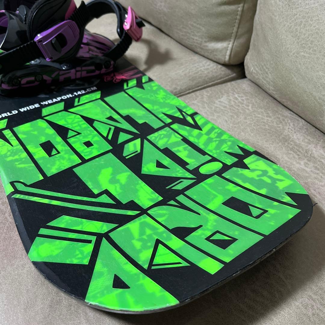 K2 www ワールドワイドウェポン 142cm バインディングセット