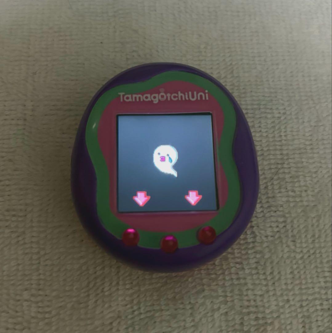 たまごっちuni パープル　ベルト付き