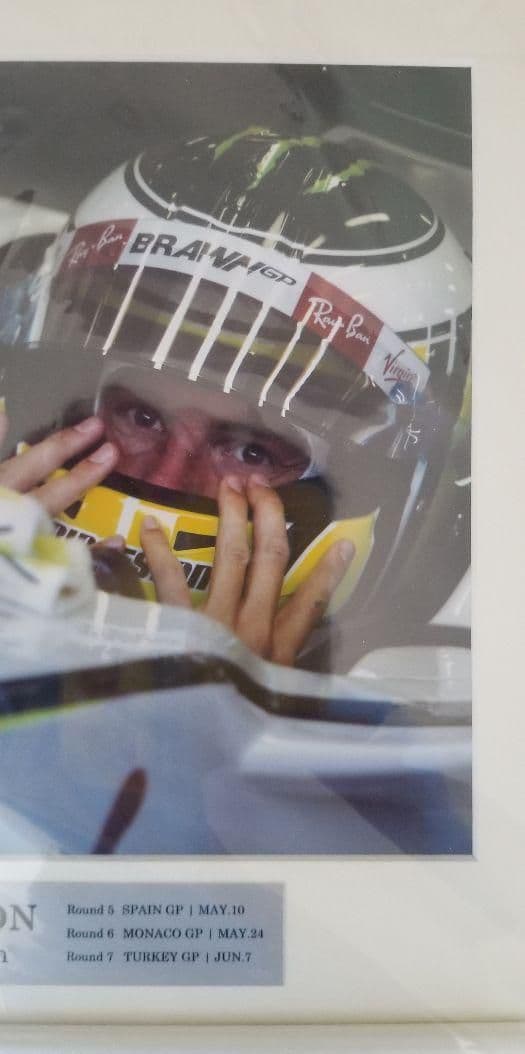 F1、直筆サイン、ジェイソンバトン、09年ワールドチャンピオン獲得記念、限定商品