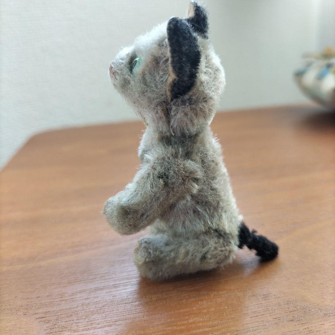 ドイツ　ビンテージ　schuco ノアズアーク　灰色猫 キャット