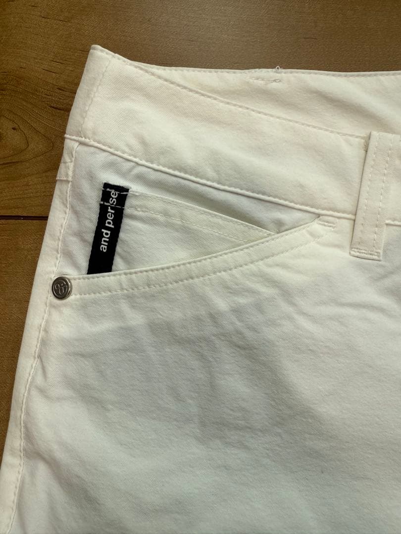 and per se レディースパンツ M ホワイト