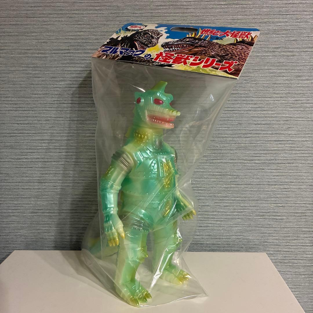ブルマァク/ソフビ/メカゴジラ/蓄光グリーン/スタンダードサイズ