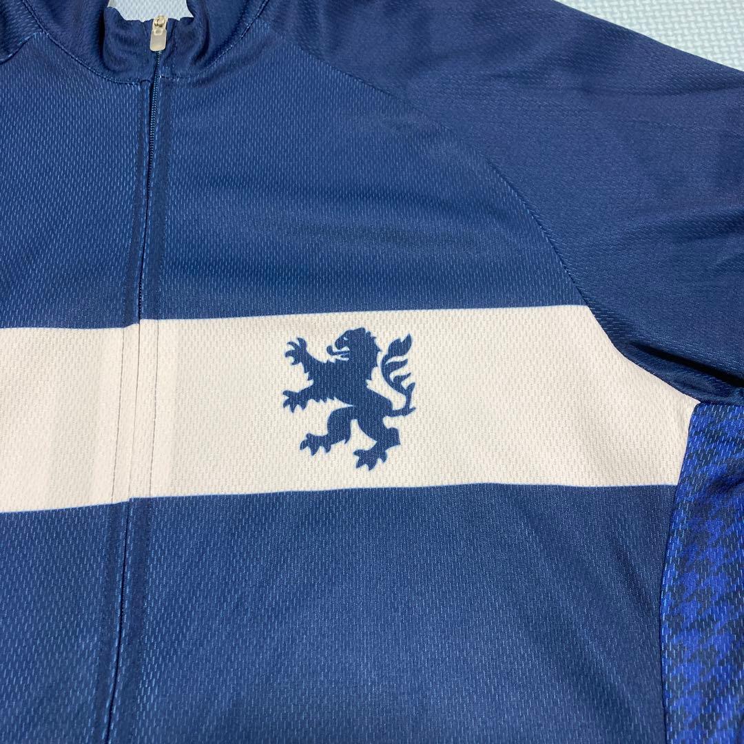 カペルミュール 半袖サイクルジャージ　千鳥ブルー サイズL