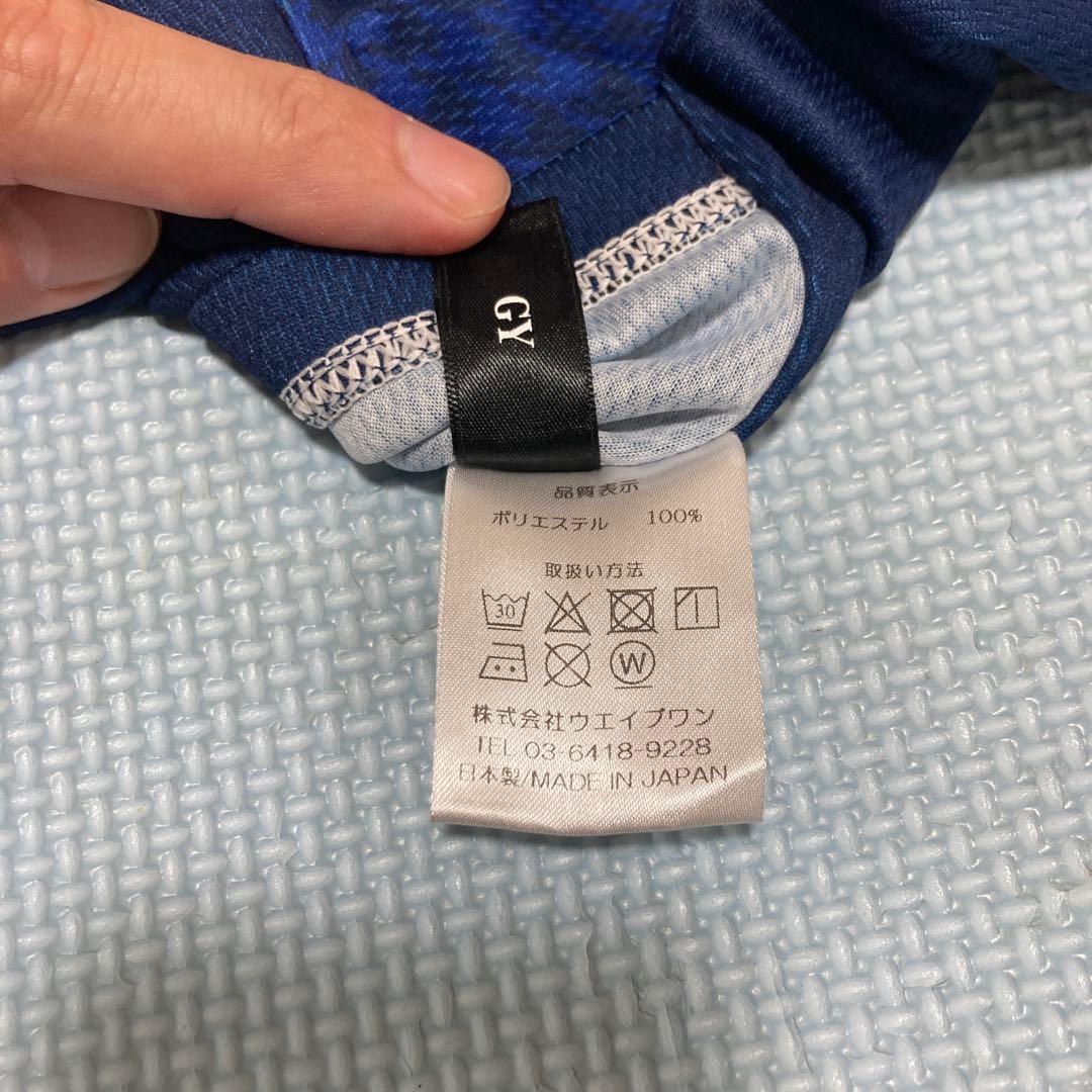 カペルミュール 半袖サイクルジャージ　千鳥ブルー サイズL