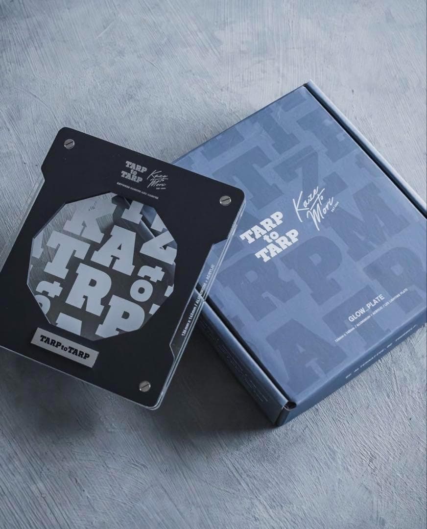 KAZETOMORI X TARPtoTARP GLOW PLATE 2点セット