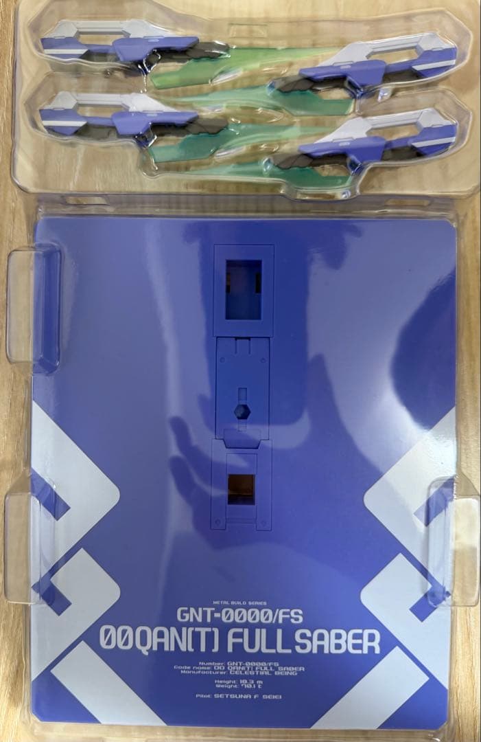 メタルビルド　ダブルオークアンタフルセイバー＆オプションセット