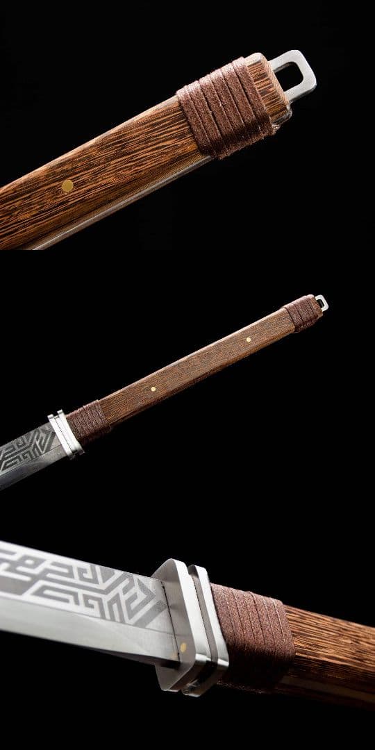 墨魂戦刀-高性能ステンレス鋼 古兵器 武具　刀装具　日本刀　模造刀 居合刀