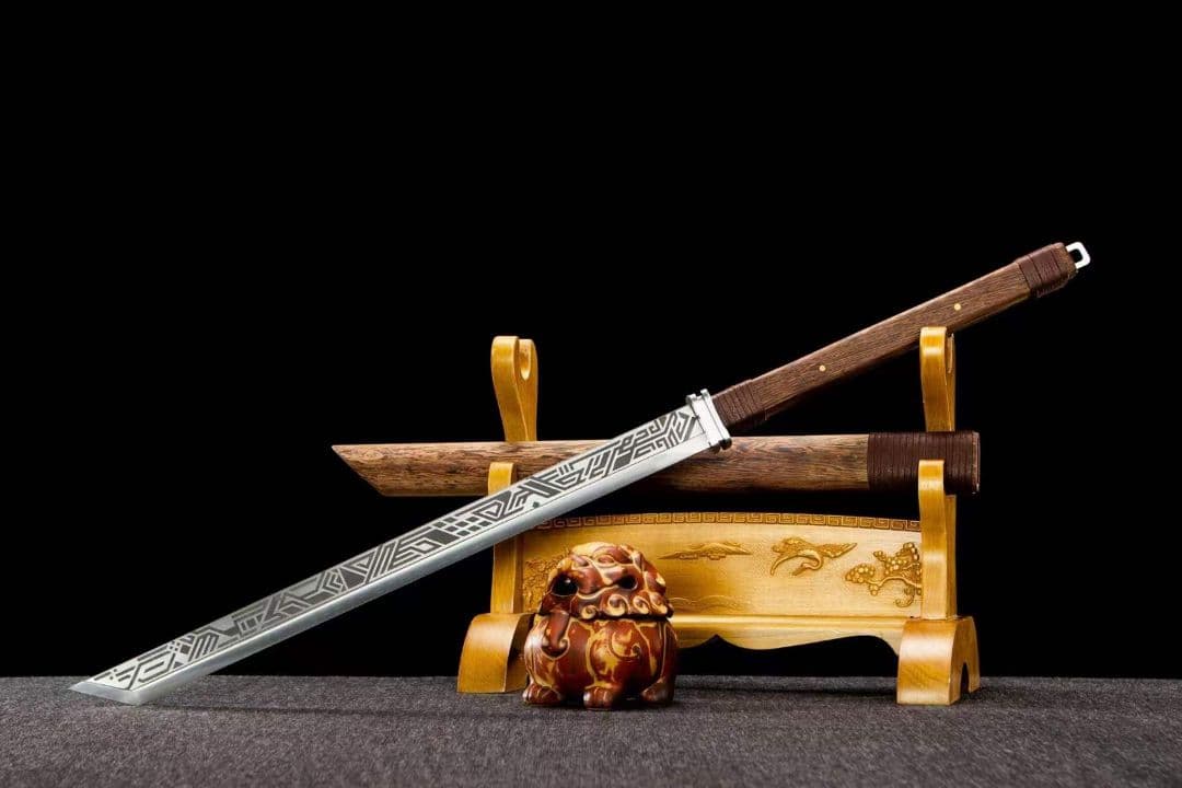 墨魂戦刀-高性能ステンレス鋼 古兵器 武具　刀装具　日本刀　模造刀 居合刀