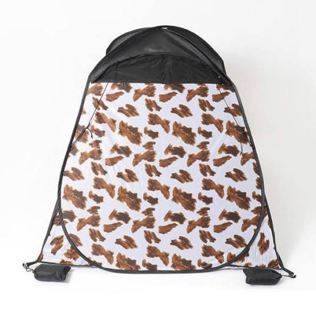 Coleman ポップアップテント ブラウン模様