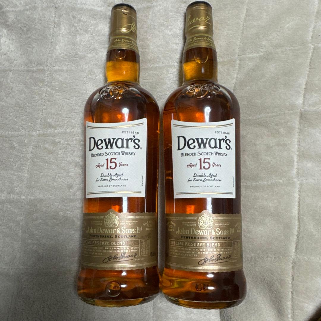 デュワーズ15年 750ml 2本セット