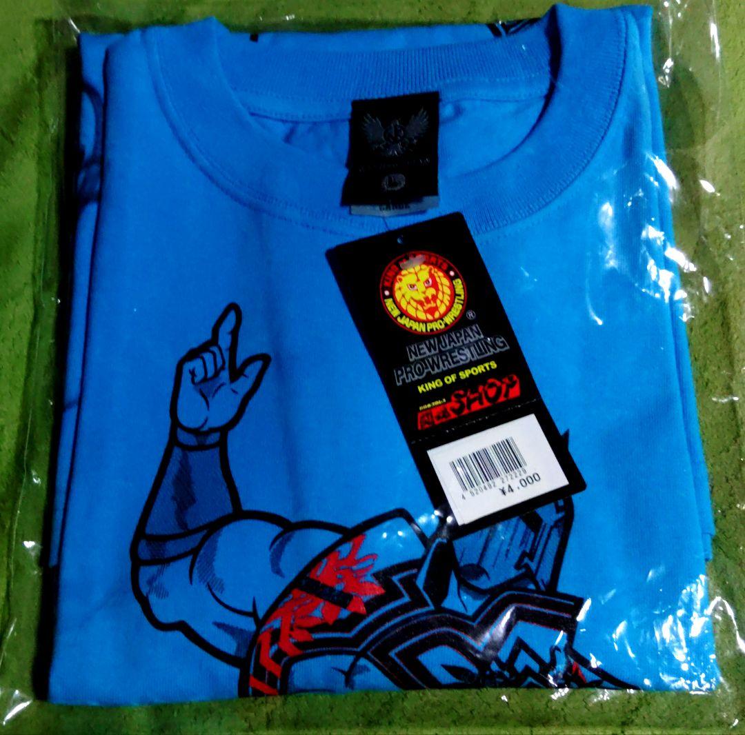 【レアカラー】棚橋弘至 サイン入り ロビンマスク コラボ Tシャツ Lサイズ