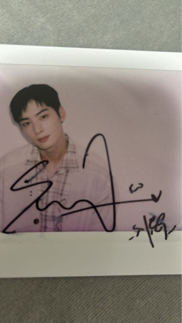 チャウヌ サイン入りチェキ 韓流ぴあ