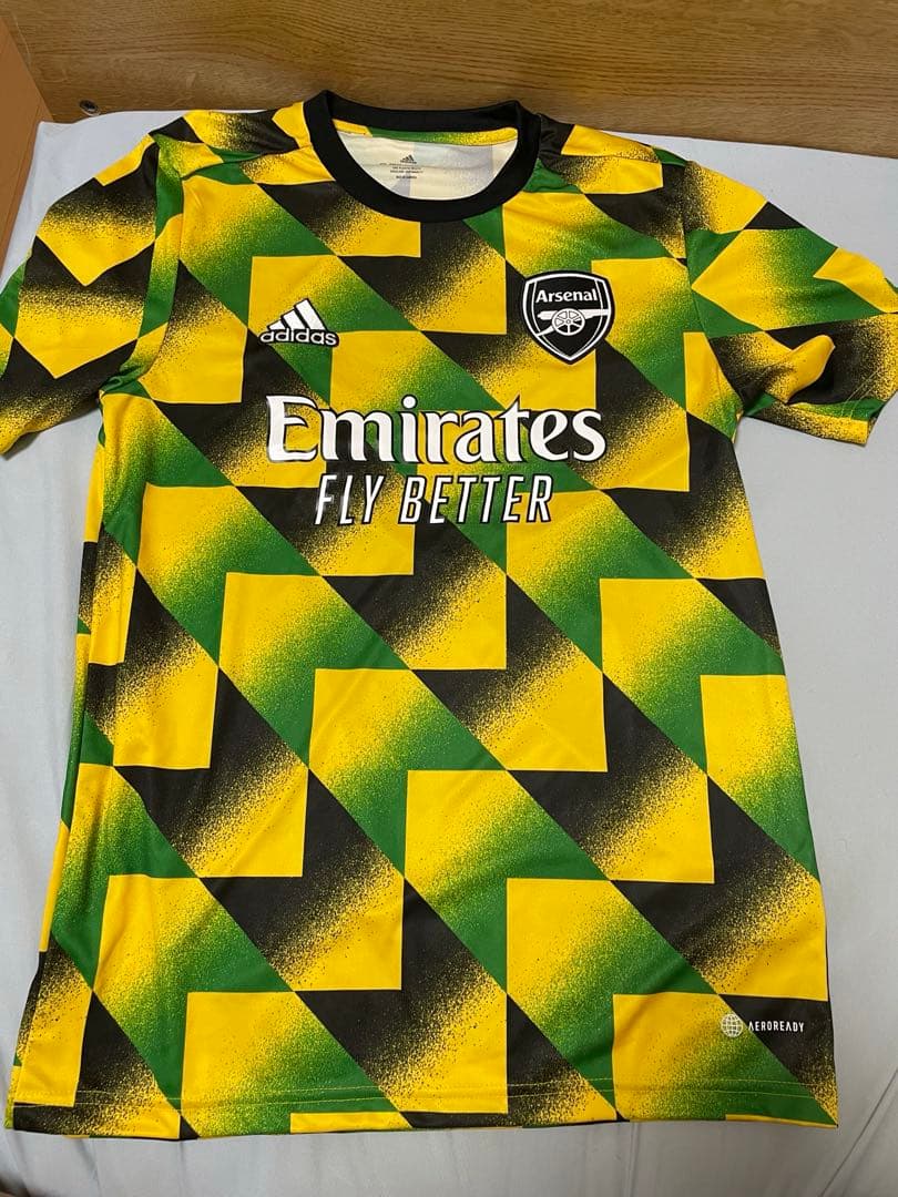 アーセナル　プレマッチ ジャージ　22/23 HA5280 トレーニング　シャツ