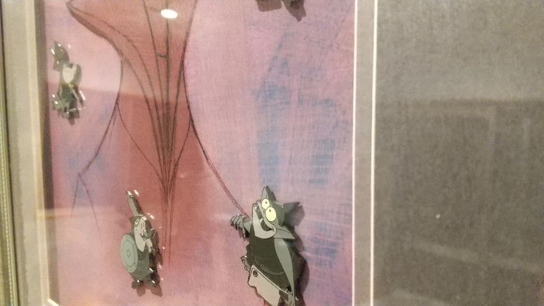 よ*ン様 ２５年～３０年前 ディズニー ヴィランズの絵画(額縁つき)