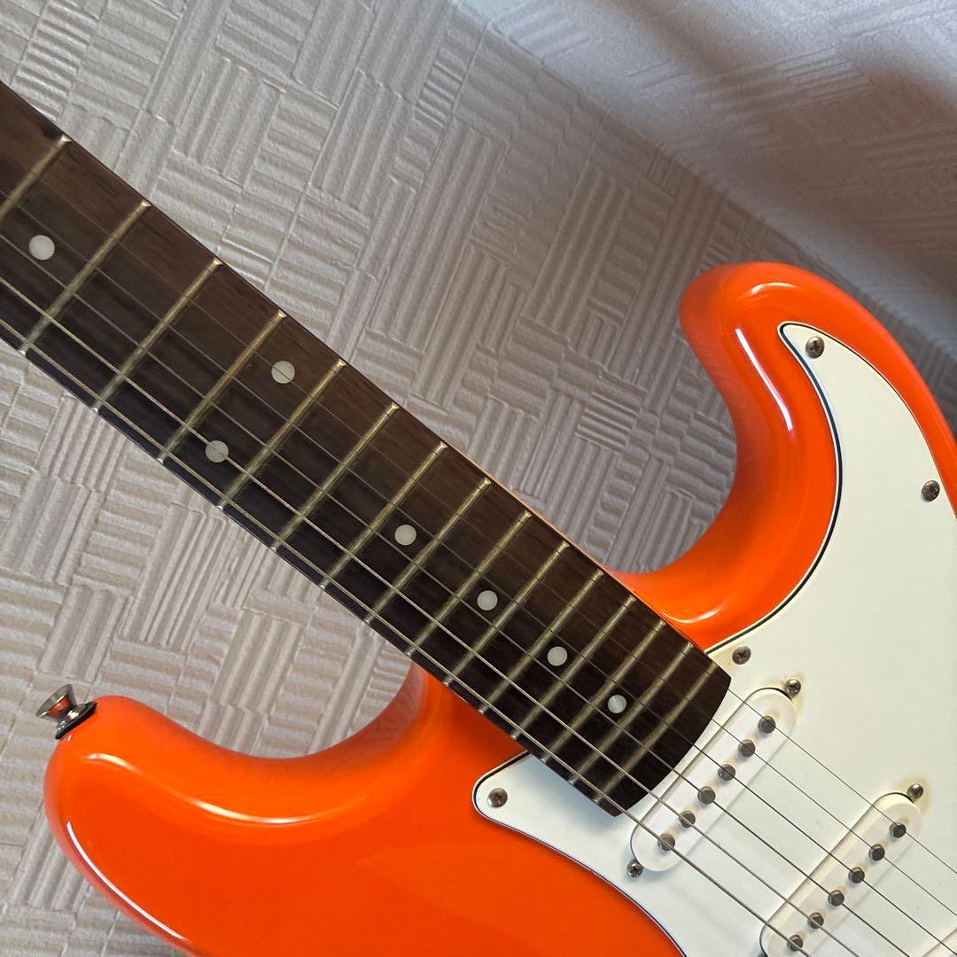 PhotoGenic ストラトキャスタータイプ エレキギター オレンジ