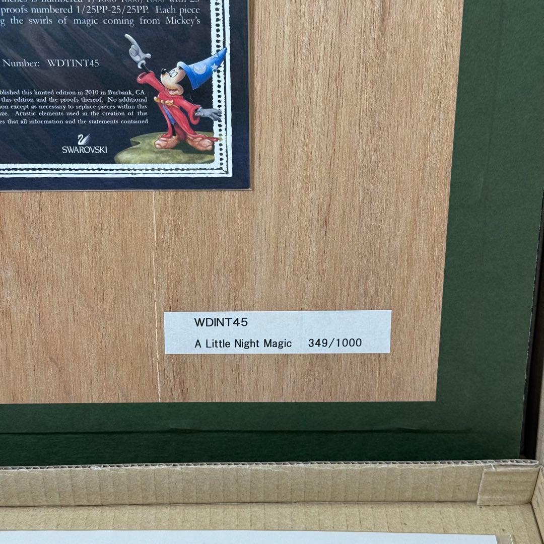A LITTLE NIGHT MAGIC ミッキー　スワロフスキー　ディズニー